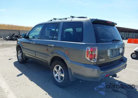 2007 Honda Pilot Ex from USA, damaged, VIN 2HKYF18487H533936